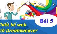 Instructions for creating websites with Dreamweaver CC part 5
