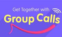 Instructions for group video calling on Viber