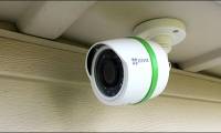 Instructions for installing a wired security camera system
