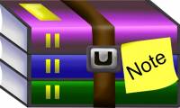 Instructions for notes with WinRAR