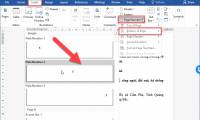 Instructions for page numbering in Word, align page numbers, delete page numbers