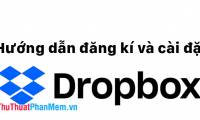 Instructions for registering and installing Dropbox