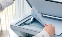 Instructions for scanning documents with 3 simple steps
