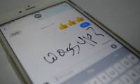 Instructions for sending handwriting messages on iOS 10