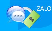 Instructions for sending secret messages on Zalo