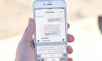 Instructions for sharing location in iMessage via Apple Maps