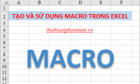 Instructions on how to create and use macros in Excel Create macros, save macros, run macros