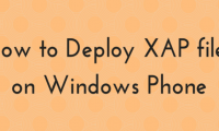 How to Deploy XAP File with WPV Xap Deployer