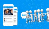 Instructions on how to join the chat room on Zalo