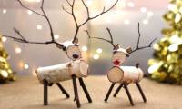 Instructions on how to make reindeer and wooden gifts