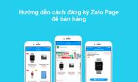 Instructions on how to register Zalo Page to sell