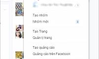Instructions to block spam, ads on Facebook