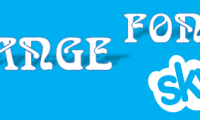 Instructions to change the default font on Skype
