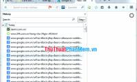 Instructions to delete Web search history on Chrome, Firefox