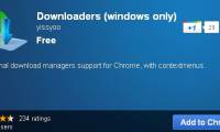 Integrate download support into Chrome's right-click menu