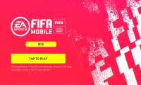Invite to play early Beta version of the game FIFA 2020 Mobile