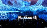 Invite to see the giant curved screen made from LG's OLED TVs