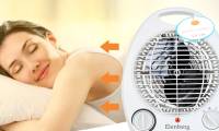 Is it safe to use a fan in winter?