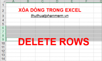 Keyboard shortcut in Excel, how to delete lines in Excel with keyboard shortcuts