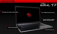 Laptop playing 3D games with processor overclocked to 4.8GHz