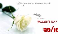 Make a greeting card for Vietnamese women on October 20 online
