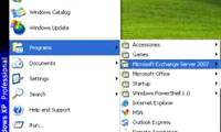 Manage Exchange Server 2007 using Windows XP workstation