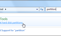 Manage Windows hard drive partitions without software