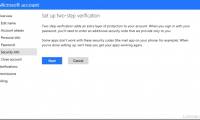 Microsoft account enhances two-layer security
