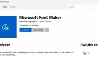 Microsoft released Font Maker, allowing users to freely create their own font on Windows 10