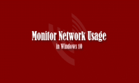 Monitor and save Internet capacity on Windows 10