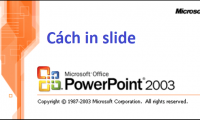 MS PowerPoint - Lesson 10: Print PowerPoint 2003 presentations