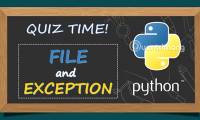 Multiple choice quiz about Python - Part 3