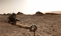 NASA exploration robots capture the surface of Mars like Earth