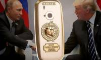 Nokia 3310 Russian-American version made of titanium and 24K gold, priced at 2,610 USD