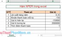 NPER function - The function calculates the period number of an investment in Excel