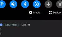Numerous Samsung users were startled because they received strange notifications only the number 1 from Find My Mobile application