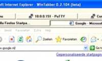 Organize folders and Windows applications under multiple tabs