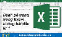 Page numbering in Excel does not start with number 1
