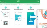 Please download iCareFone, software to support data management on iOS devices for Windows computers, being free