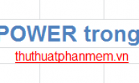 Power function (exponential) in Excel