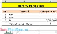How to Use the PV Function in Excel