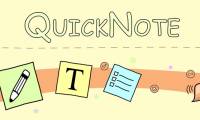 Quick sharing of text with QuickNote