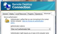 Remote Desktop from Windows Vista computer to Windows XP