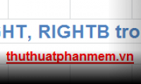 RIGHT () and RIGHTB () Functions in Excel