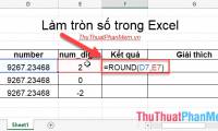 Round a number in Excel (ROUND function)