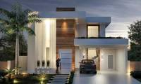 Samples of beautiful, modern 2-storey villa facades