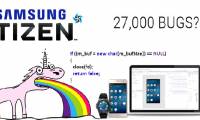Samsung's Tizen OS programmed badly, containing 27,000 bugs?