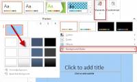 Set background color in PowerPoint