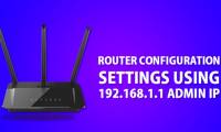 Set up a new router using IP address 192.168.1.1