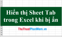 Show Sheet Tab in Excel when hidden